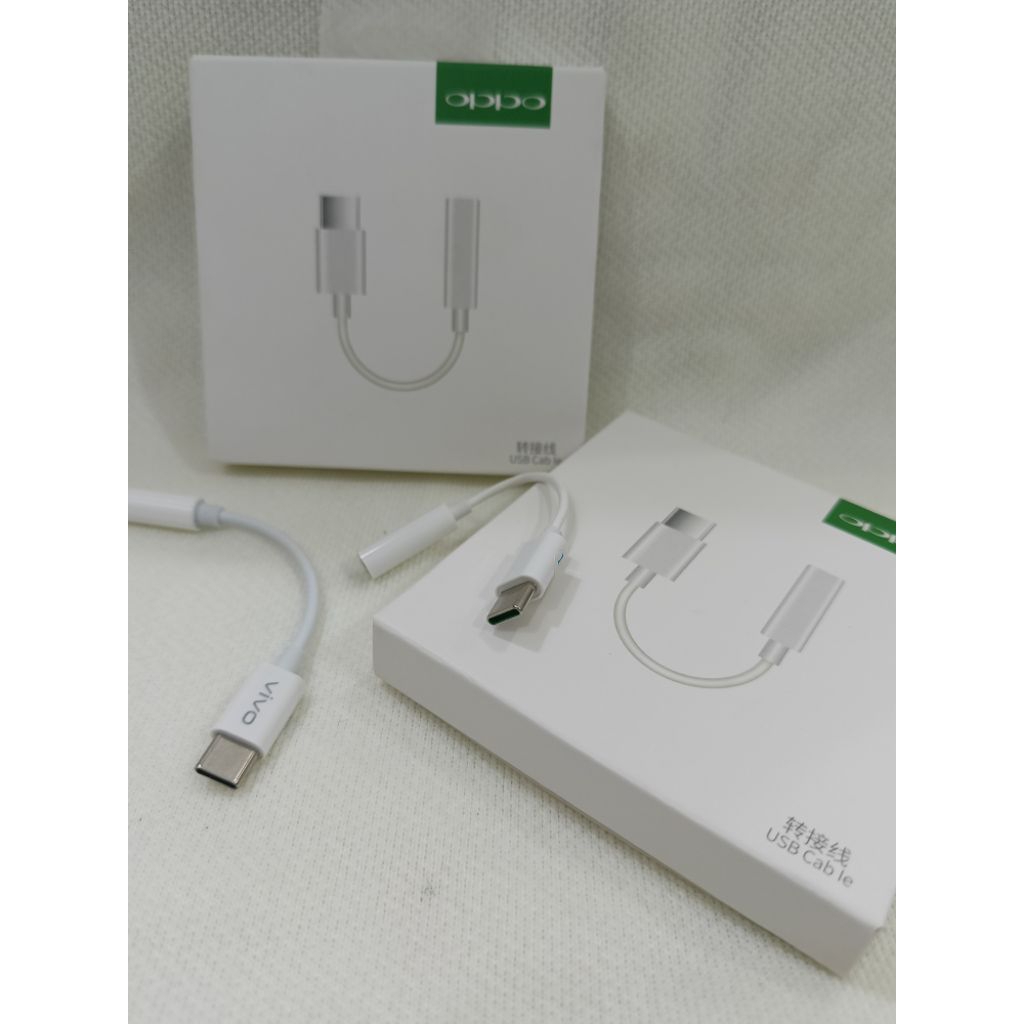 Adaptor Audio USB-C to Jack 3.5mm / Sambungan Type C ke Jack Audio