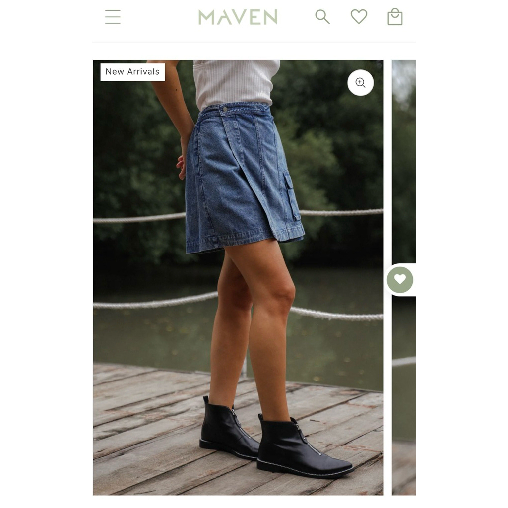 MAVEN DENIM SKORT NOUCHI