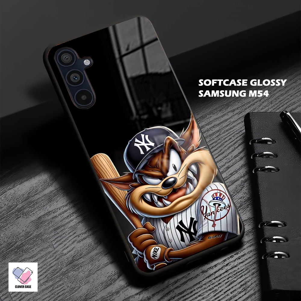 [AR93]  Case Glossy Case NEW | SAMSUNG M54 | CASE KEKINIAN LUCU |  Casing Hp Kilau Motif TAZMANIA