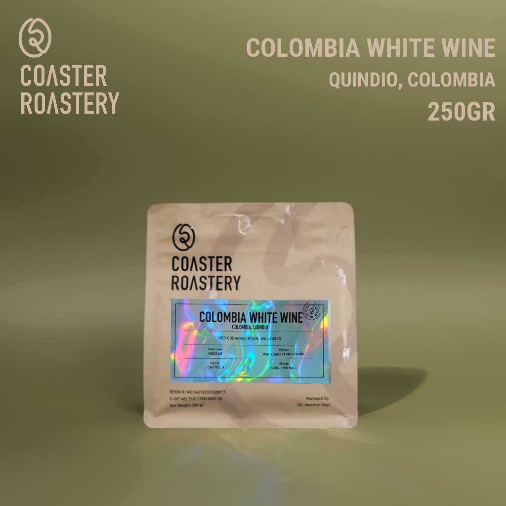 ARABICA COLOMBIA WHITE WINE FERMENTATION  BIJI KOPI