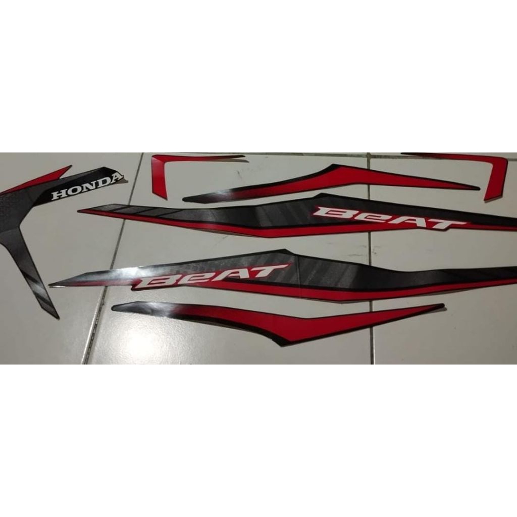 Striping motor Honda beat cbs 2024 hitam