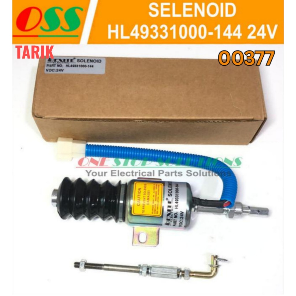 SELENOID SOLENOID HL49331000-144 24V UNIV UNTUK GENSET ALAT BERAT