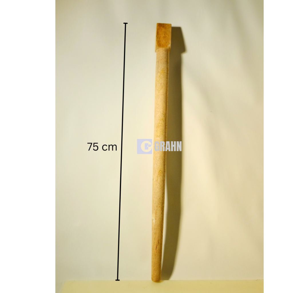 kaki meja kayu tinggi 75cm lurus bulat 2
