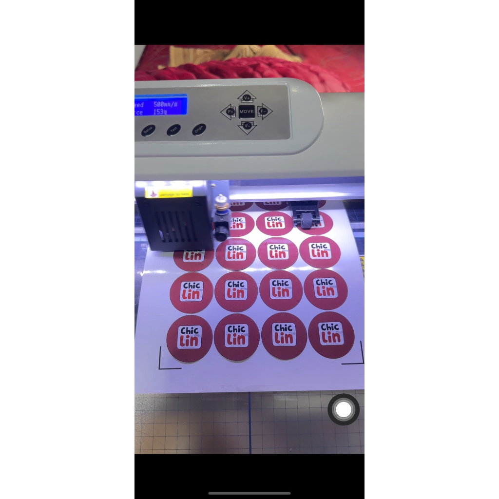 

Sticker Vinyl A4 custom desain / sticker free cutting 1 hari jadi