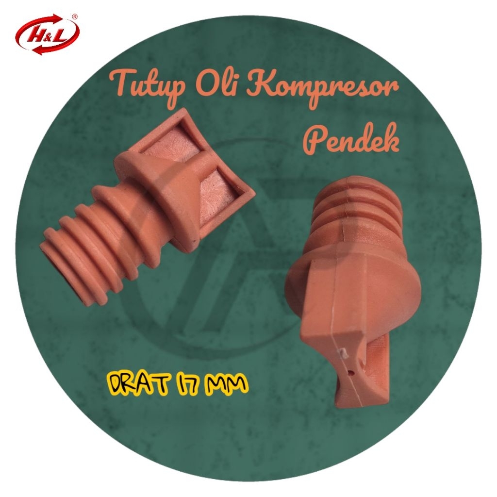 Tutup Oli Pendek Kompresor Angin Drat 17.0 mm - H&L