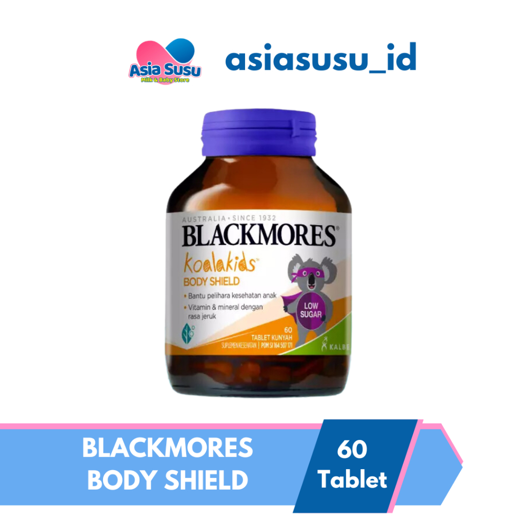 BLACKMORES KIDS MULTI CHEWABLES (60) / BODY SHIELD (60)- MINYAK IKAN ANAK DAYA TAHAN TUBUH