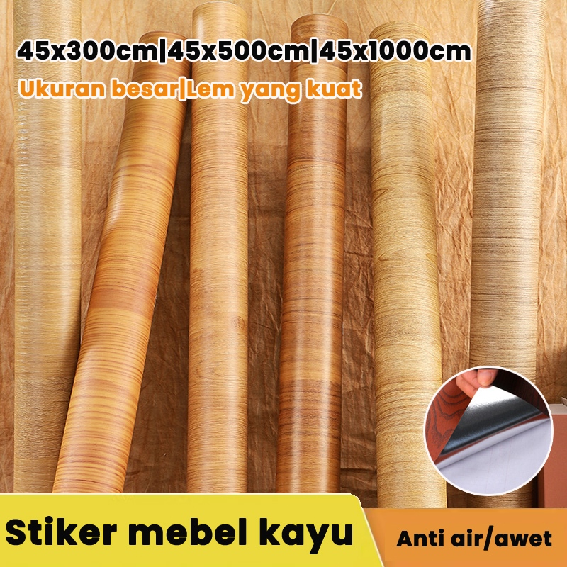 【grandmaster】stiker kayu stiker motif kayu stiker almari kayu stiker pvc motif kayu wallpaper meja k