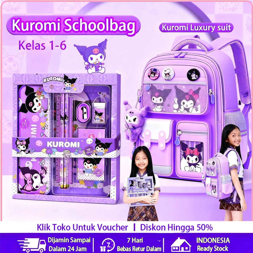 

⭐COD/ORI⭐Tas Sekolah Anti Air / Tas Anak-Set Alat Tulis Anak Kotak Hadiah Lengkap 7in1-Bahan Ringan/Tahan Air & Awet/Desain Ergonomis-Hadiah Praktis untuk Sekolah