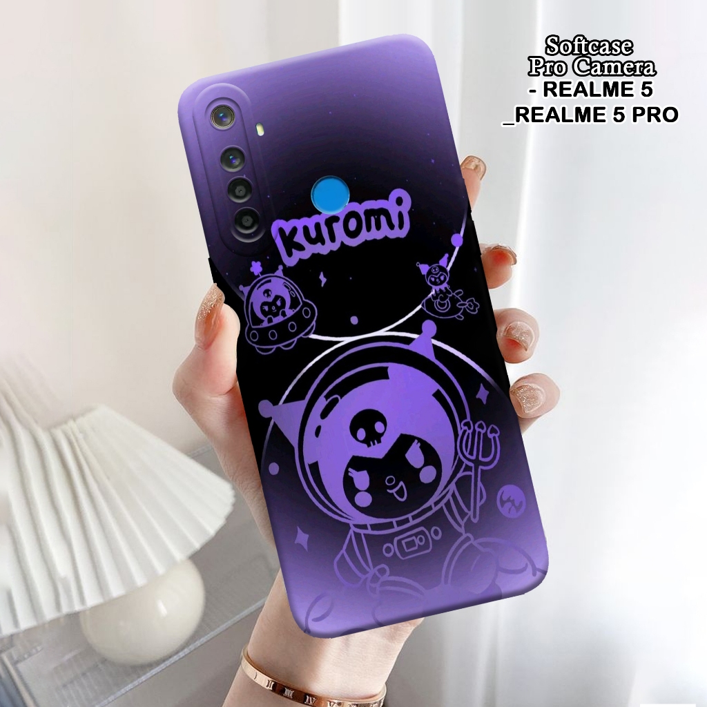 Softcase Realme 5 / 5 Pro - ORORA - Casing Realme 5 - Motif case Kartun - Realme - Softcase Realme 5