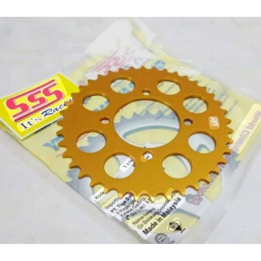 Gear belakang sss 415 alumunium jupiter z