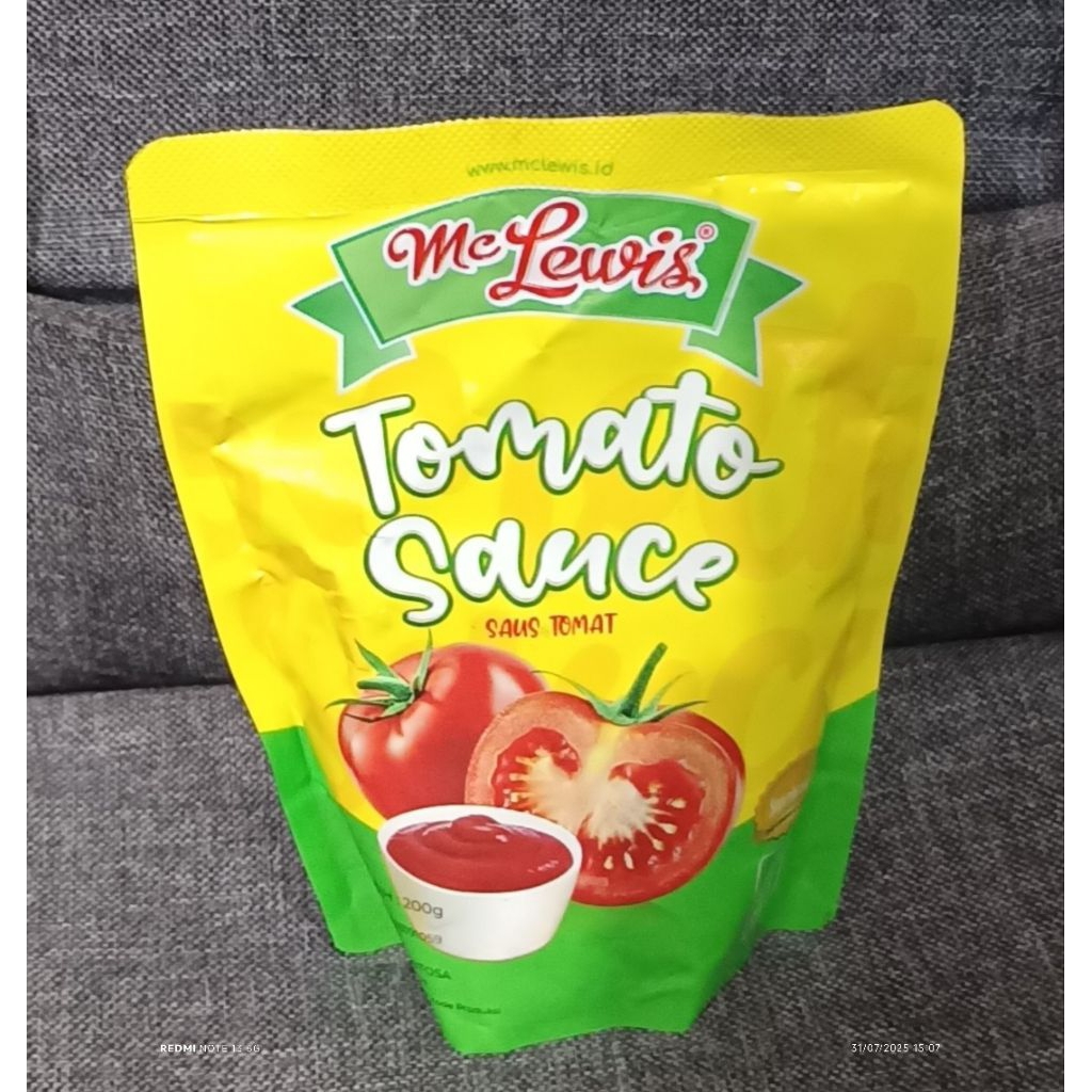 

Mc Lewis Tomato Sauce 200gr (Saus Tomat)