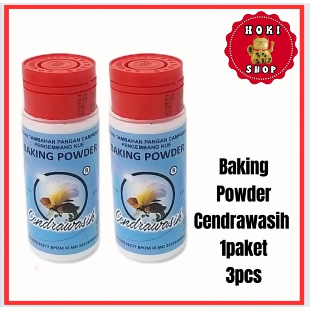 

Baking Powder Cendrawasih 1paket 3pcs @15gr / Cendrawasih Baking Powder
