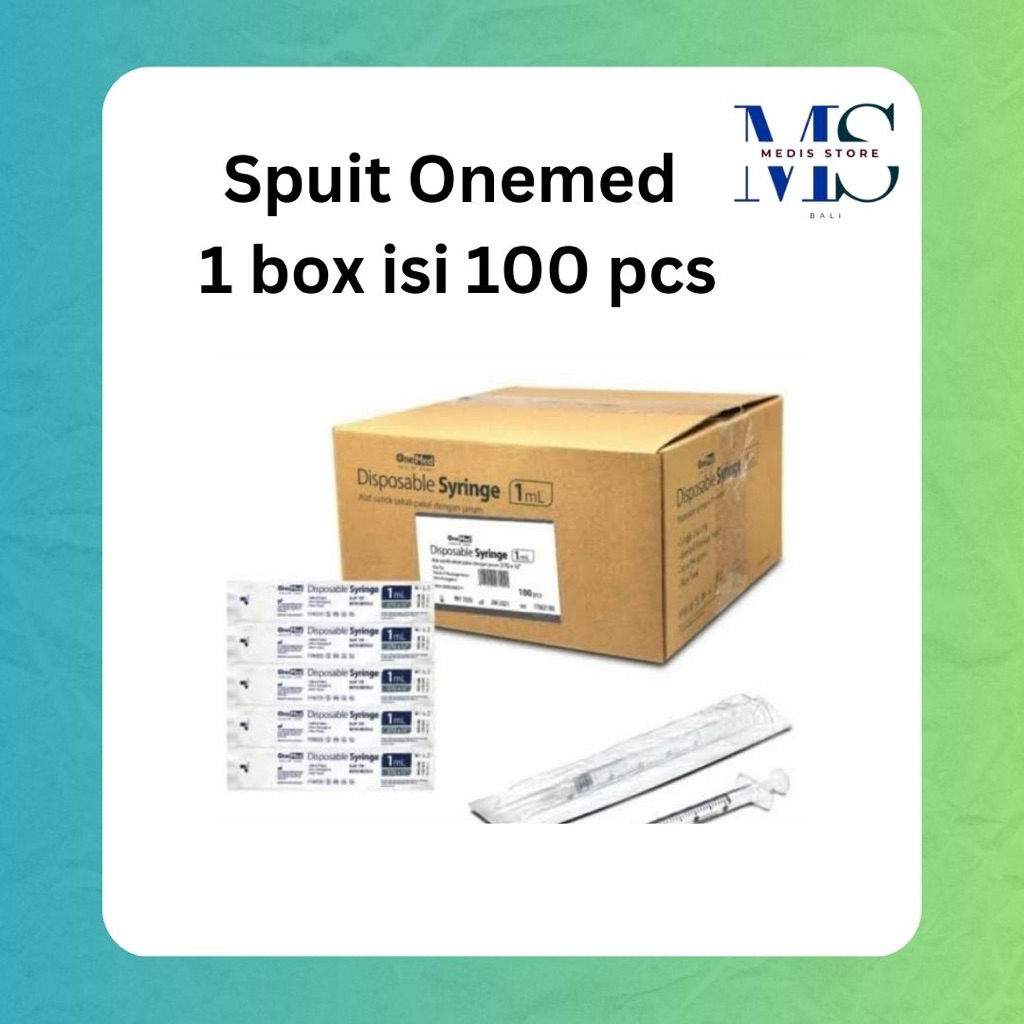 Spuit 1cc Onemed isi 100 | Spuit 3cc | Spuit 5cc | Spuit 10cc Onemed