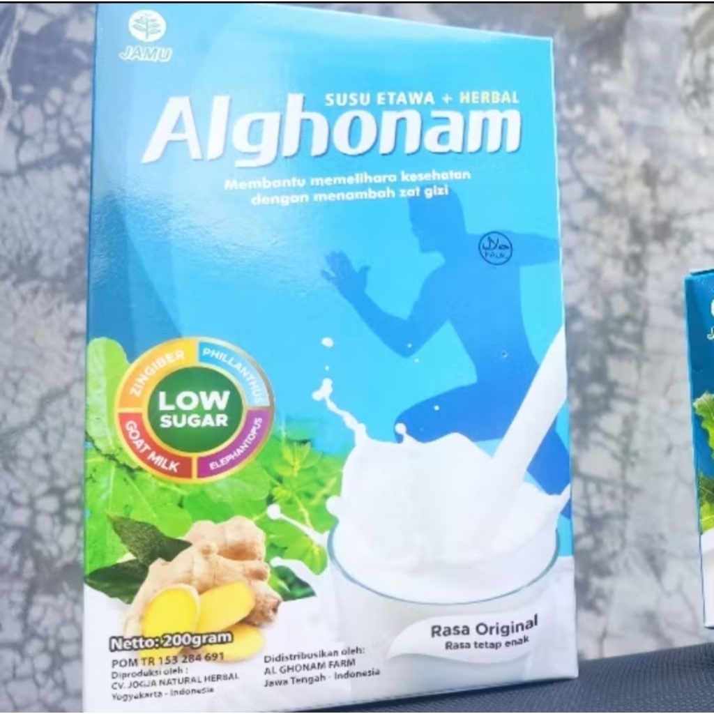 

Susu kambing etawa Al Ghonam herbal rasa original