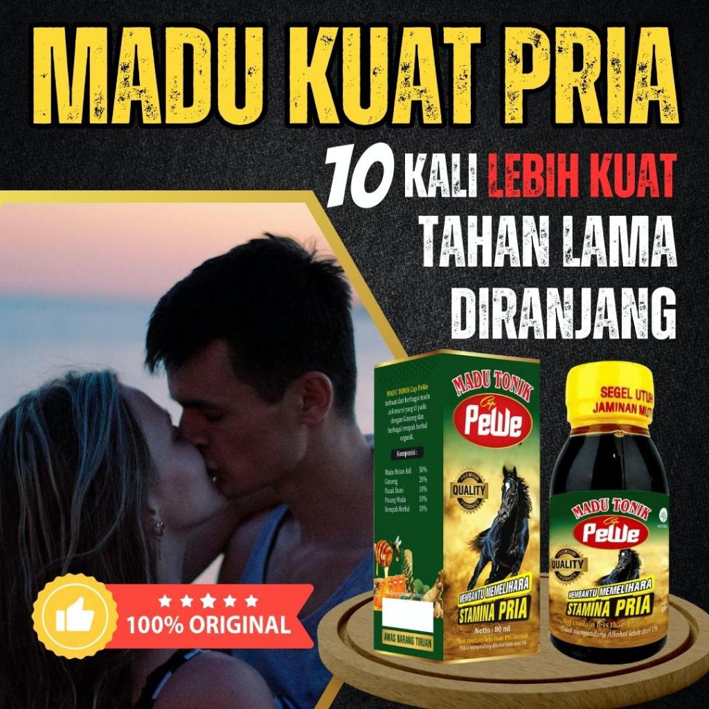 

Madu Tonik Pewe Ori Madukuat Herbal Tingkatkan Performa Pria Perkasa 10X Tahan Lama Di Ranjang 80ML
