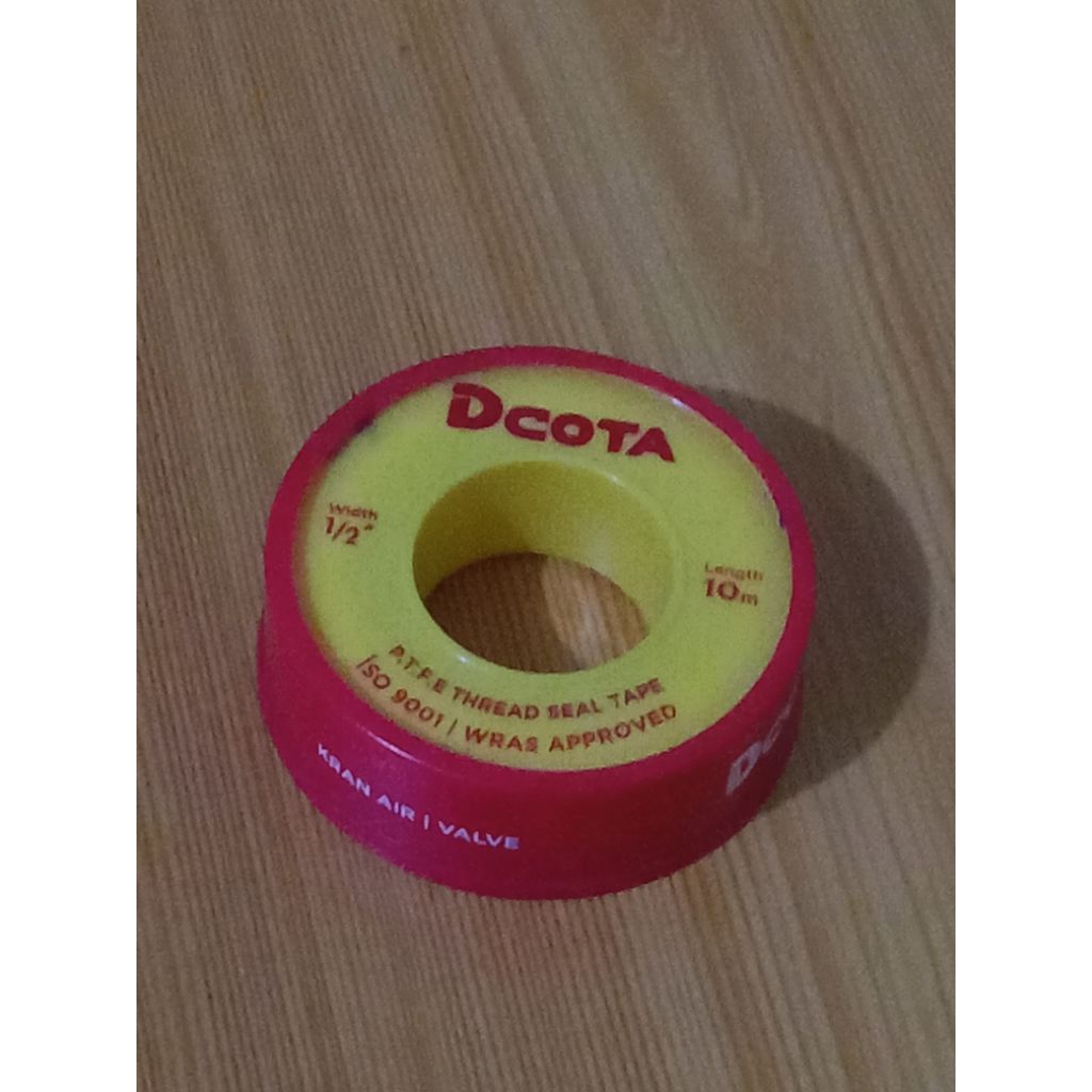 Seal Tape Lentur & Kuat - Seal Tape Ukuran 1/2 inch Pencegah Kebocoran