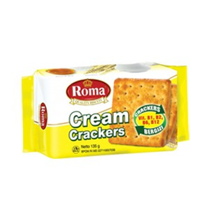 

ROMA CRACKERS CREAM PCK 107g ( BELI BANYAK MAKIN MURAH )