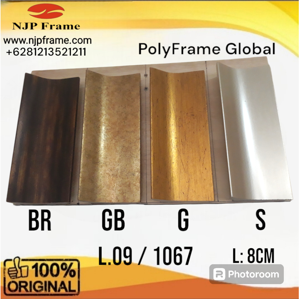 Batangan Bingkai Minimalis L.09/1067 (PolyFrame)