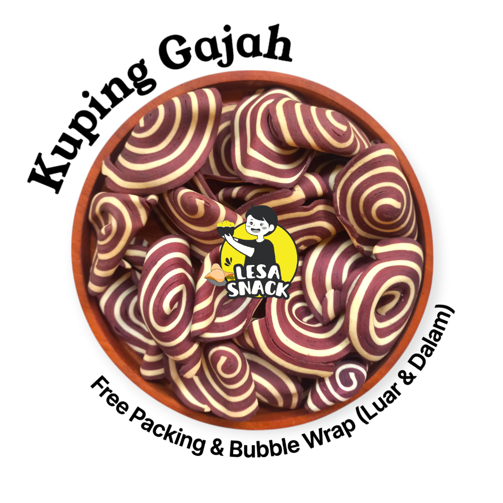 

Kuping Gajah Renyah Manis 500 Gram – Snack Jadul Tradisional | Cemilan Kiloan Rumahan Tanpa Pengawet