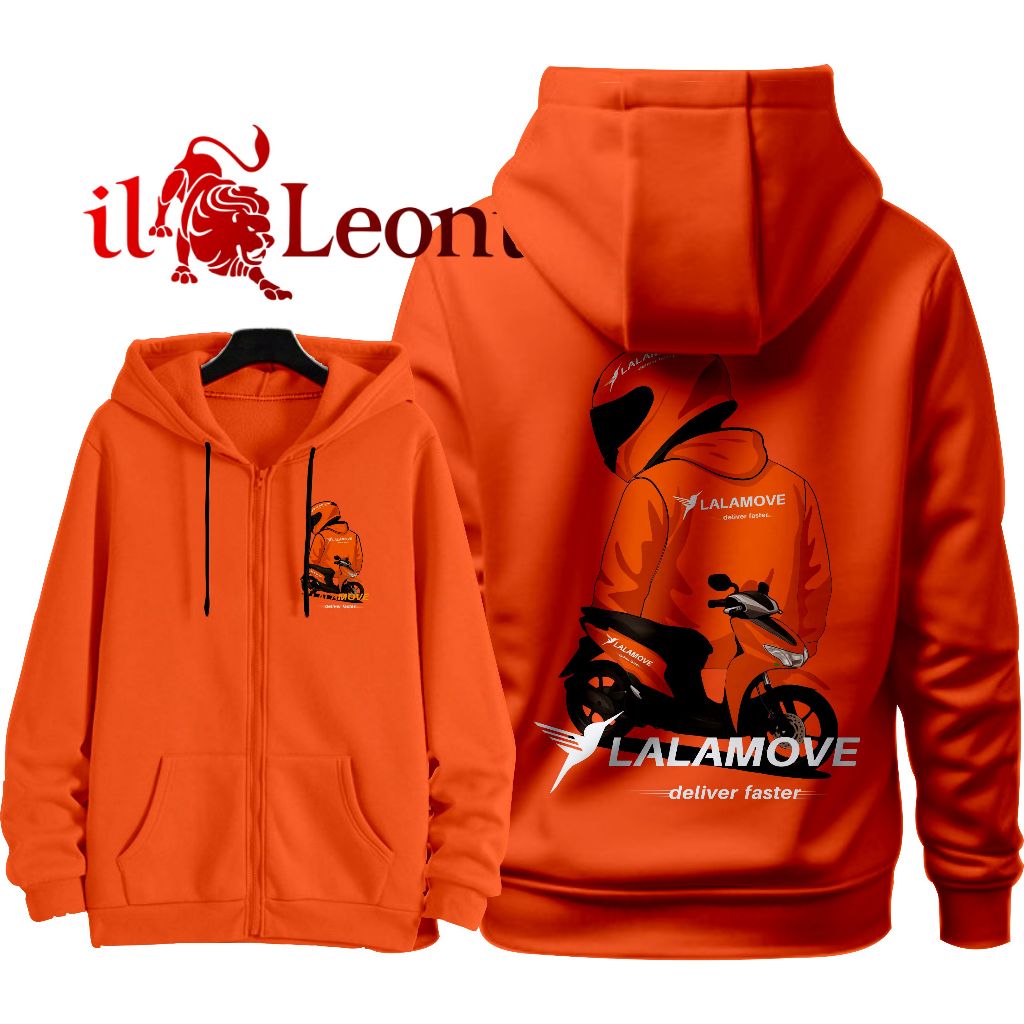 JAKET OJOL-JAKET HOODIE LALAMOVE BIKERS -JAKET OJOL KEREN-JAKET LALAMOVE TRENDI- JAKET LALAMOVE DELI