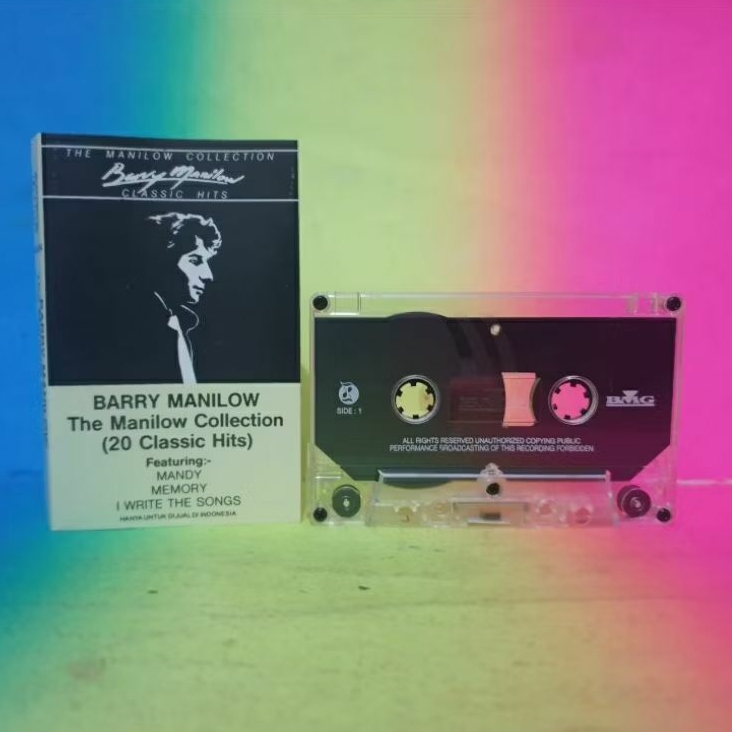 Kaset BARRY MANILOW the manilow collection (20 classic hits) BAGUS mulus