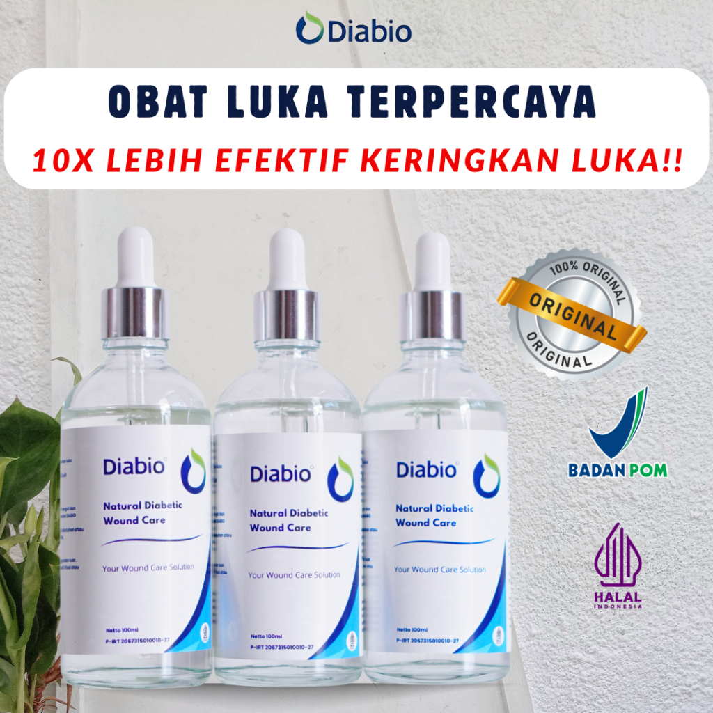 DIABIO Obat Luka Diabetes Alami | Luka Borok | Luka Bernanah luka diabetes l Wound Care