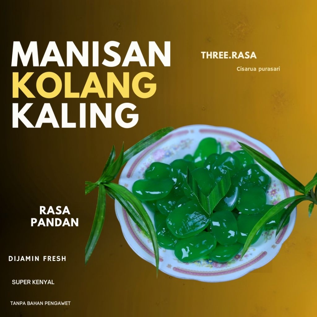 

MANISAN KOLANG KALING RASA PANDAN BERAT 1KG