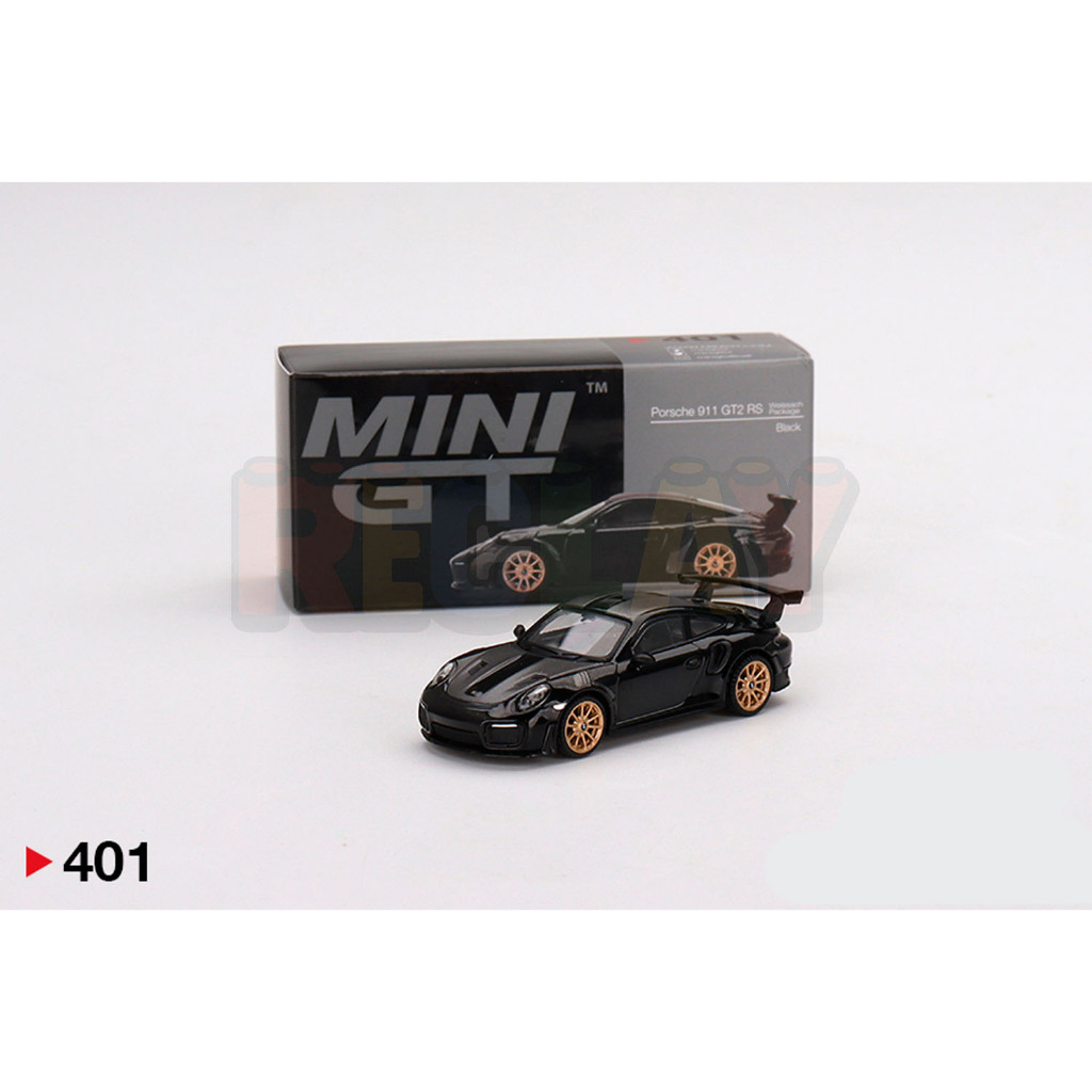 MINI GT 401 Porsche 911(991) GT2 RS Weissach Package Black