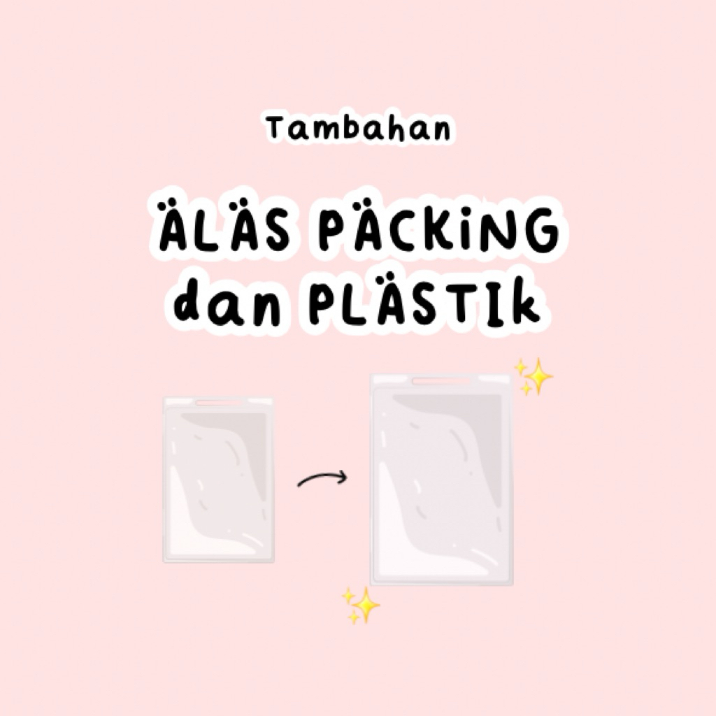 

Tambahan Alas Packing dan Plastik Freebies UPGRADE ADD ON by hepi helo