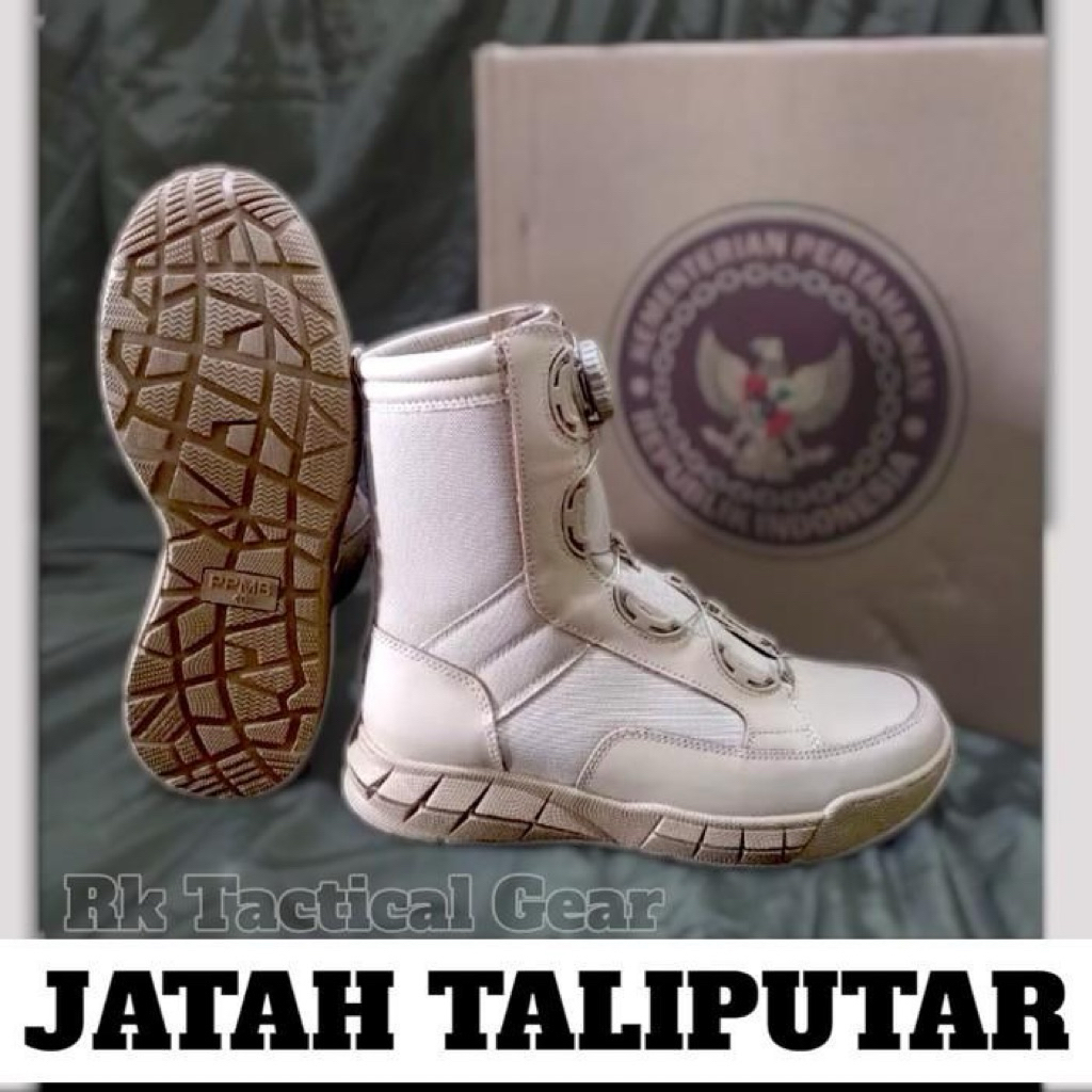 Sepatu PDL Taliputar Boa System / Sepatu PDL Jatah Asli KEMHAN Kualitas Bagus Harga Terjangkau