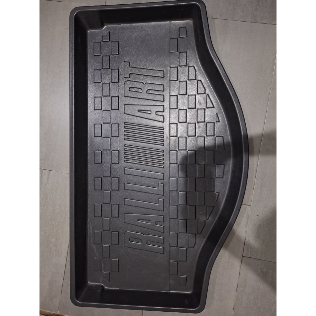 Luggage Tray Karpet Bagasi Ralliart Mitsubishi Mirage Original