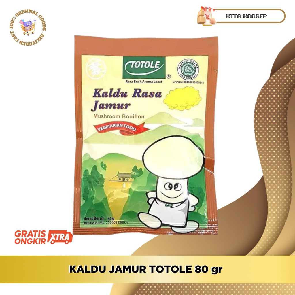 

KALDU JAMUR PENYEDAP RASA TOTOLE MOKOCING 80 gr 40 gr