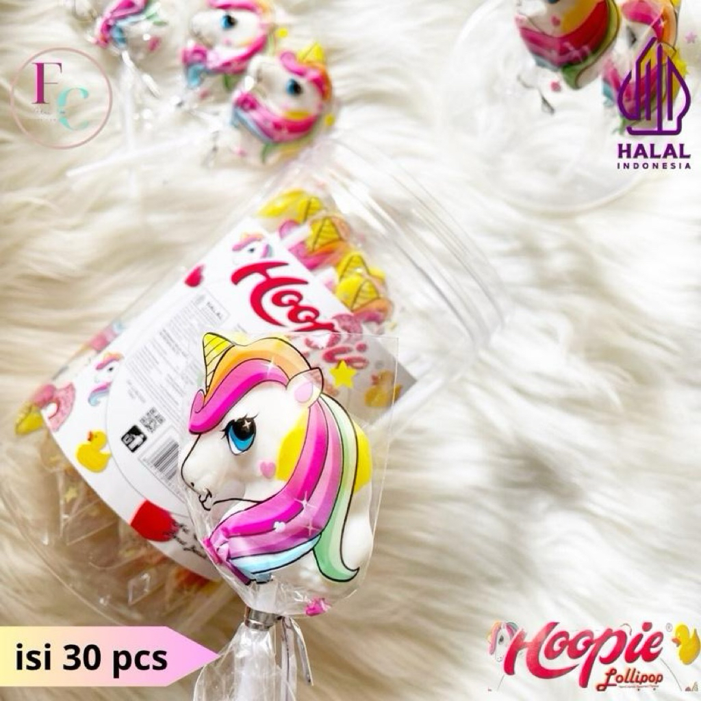 

Permen Lolipop Hoopie Rasa Buah Bentuk Kuda Pony isi 30 pcs Toples 450g