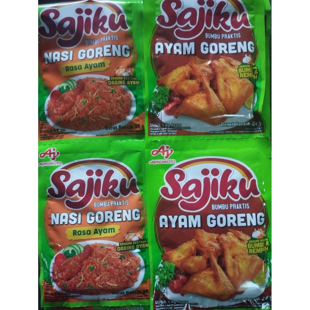 

Bumbu Sajiku nasi goreng ,ayam goreng renteng isi 10 pcs