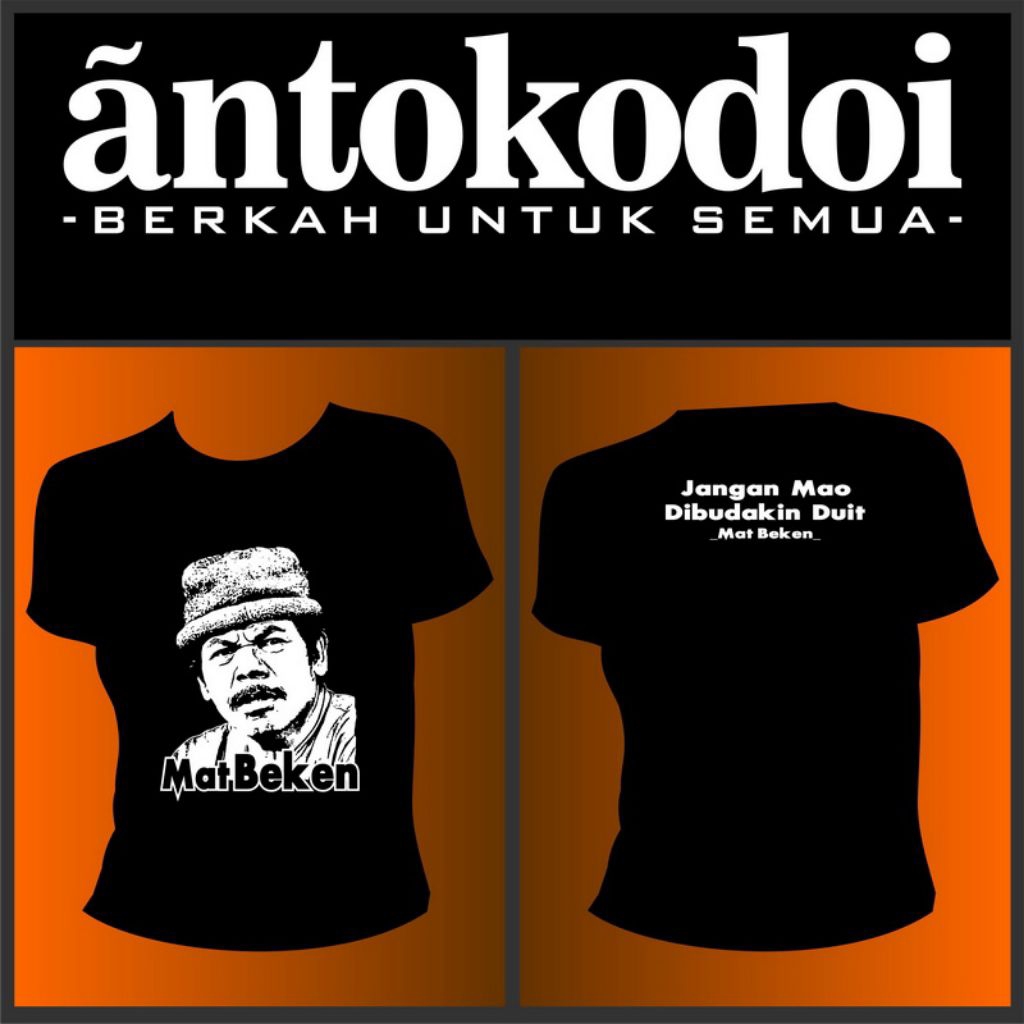 KAOS BENYAMIN S/KAOS BENYAMIN/MAT BEKEN/KAOS BETAWI