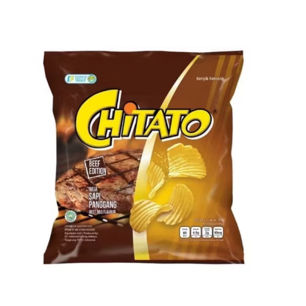 

CHITATO BEEF BBQ FLAVOUR | 1 Renceng isi 10bks | Chitato rasa sapi panggang renceng