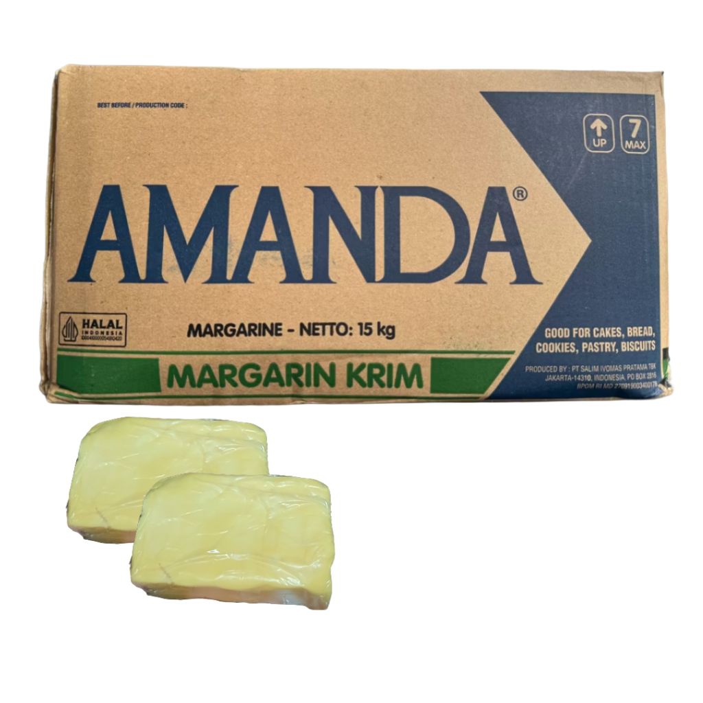 Mentega Amanda Kemasan 250 gram