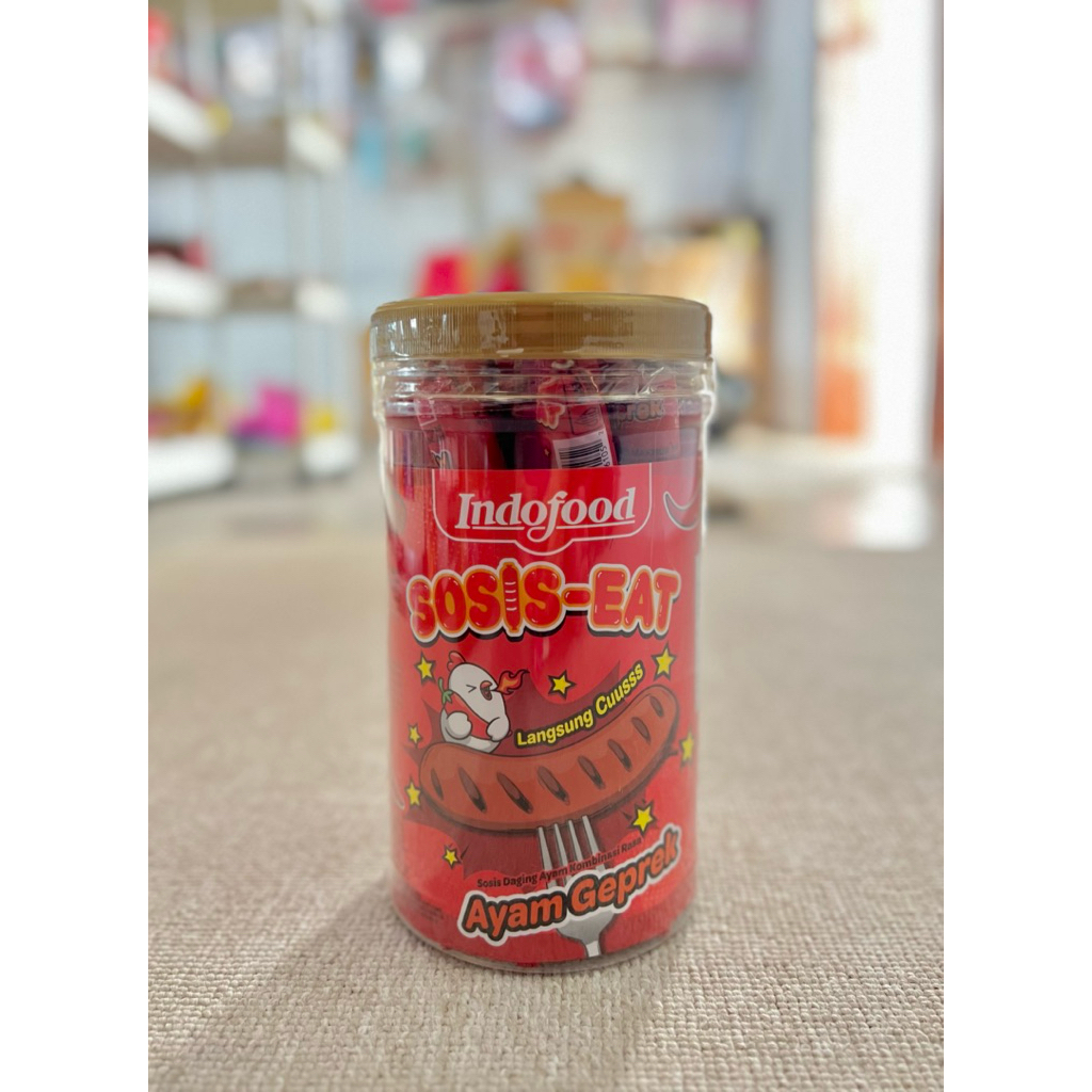 

Sosis Indofood Baru Sosis Eat Rasa Geprek Original Jagung Bakar (17 pcs @40gr)