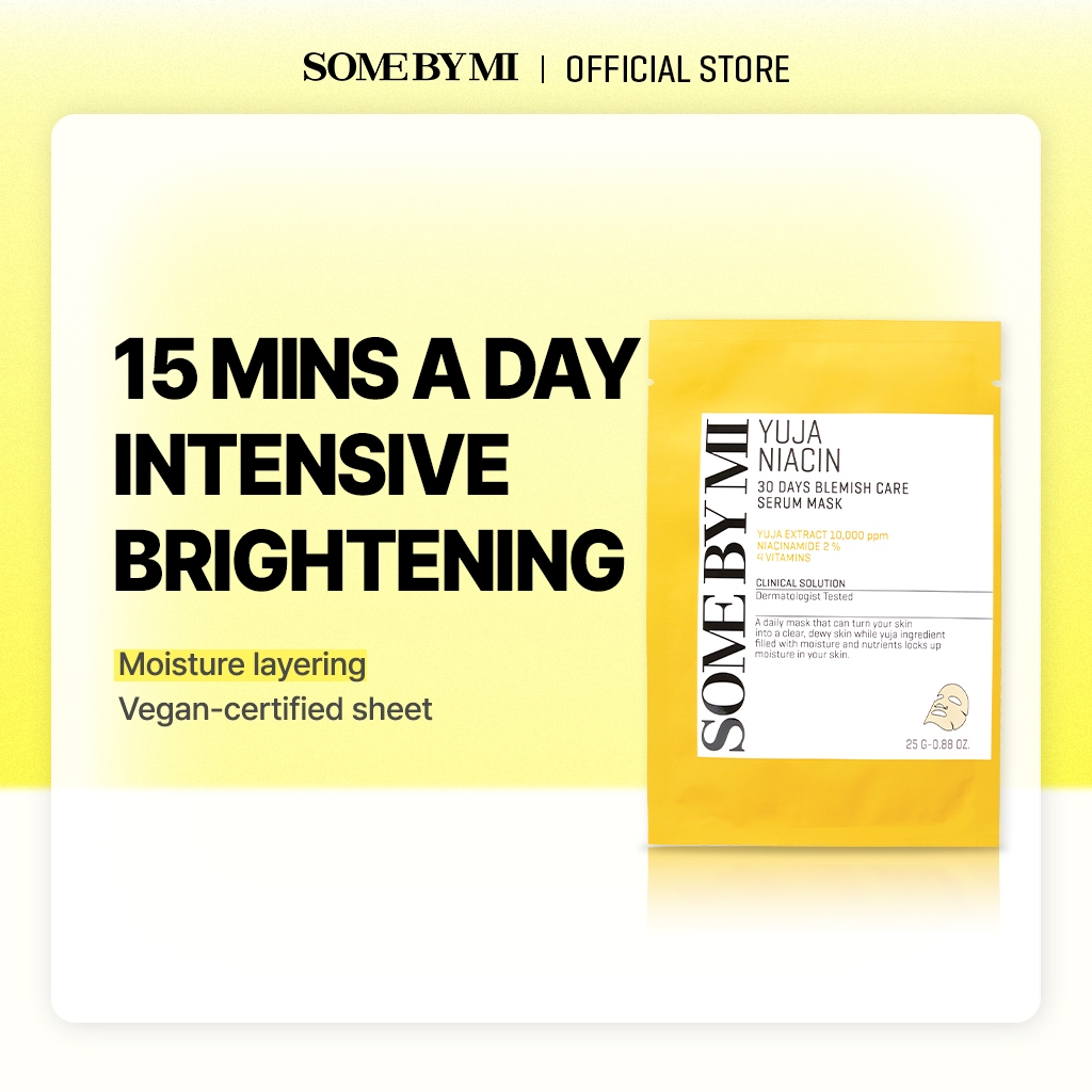 SOME BY MI YUJA NIACIN 30 DAYS BLEMISH CARE SERUM MASK [25g]