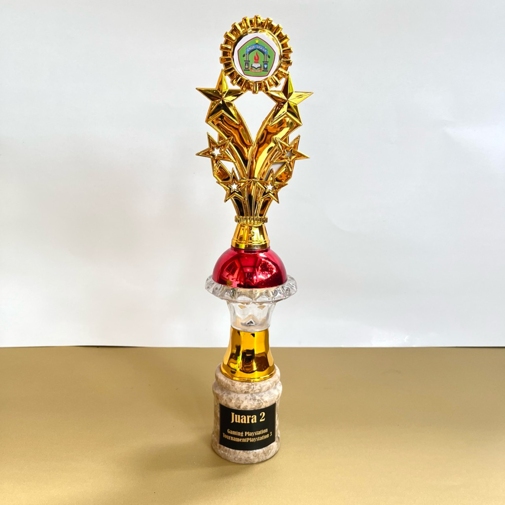 PIALA SATUAN DAN SET KACA ASBAK KOMBINASI MANGKOK TATAKAN MARMER