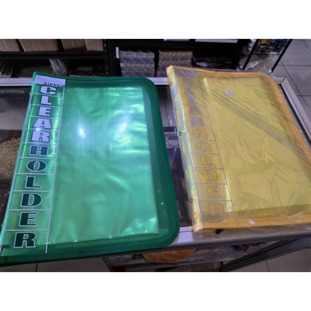 Zipper Clear Holder/ Map Resleting (1pcs)