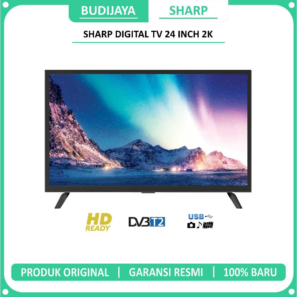 Sharp 24 inch 2K DIGITAL TV - 2T-C24HD
