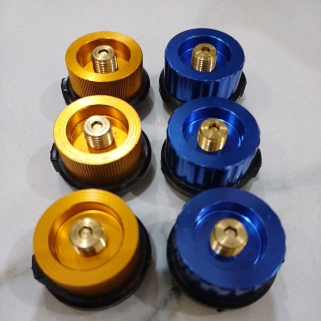 sambungan adaptor adapter canister ke gas kaleng portabel