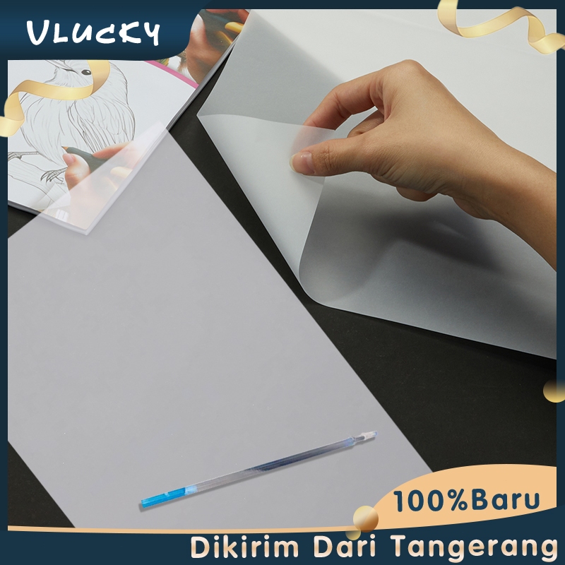 

50*50cm Embroidery Tracing Paper Set Isi 4 DIY Kertas Bordir