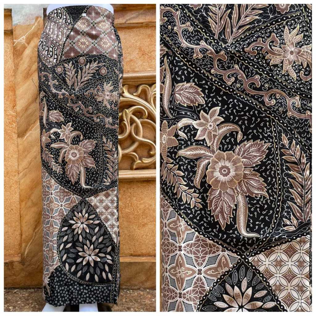 spn batik warna//rok Rok span batik dua warna bahan semi sutra foil adem tidak nerawang pinggang kar