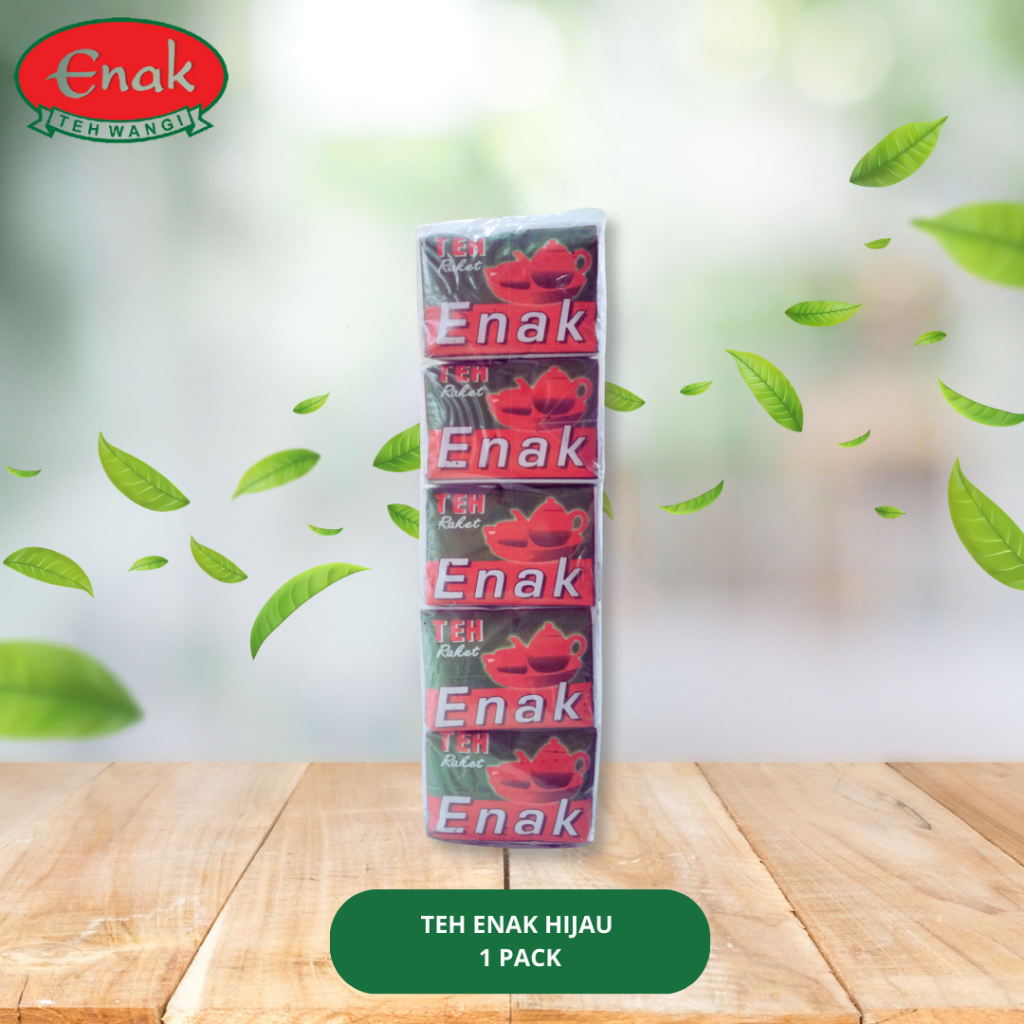 

TEH ENAK HIJAU 40GR PER PACK (ISI 10PCS)