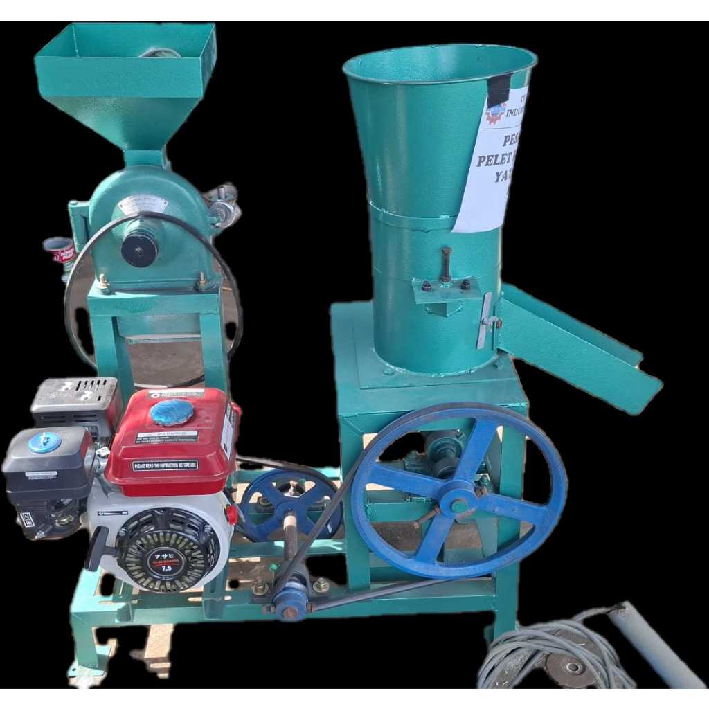 Mesin pelet kombi diskmill/penepung