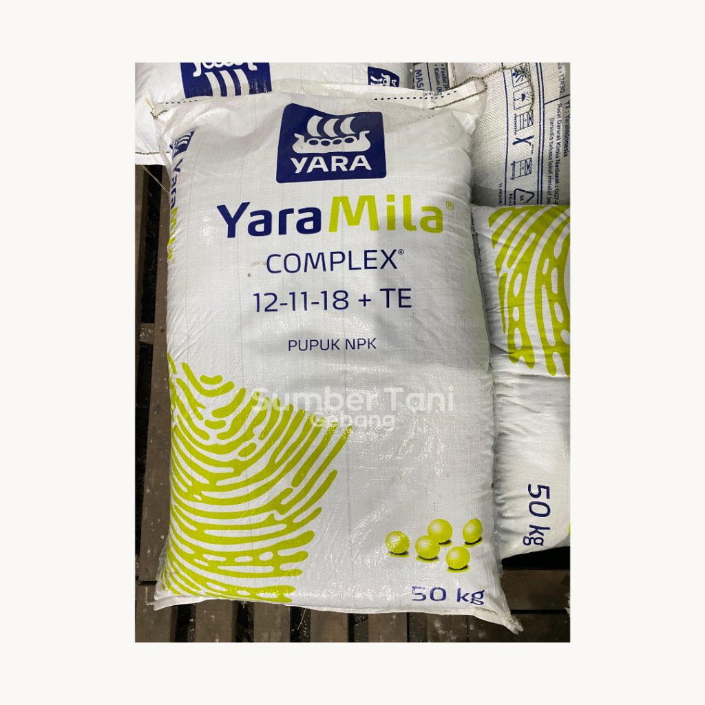 Pupuk Yaramila Complex NPK 12-11-18+TE 50kg