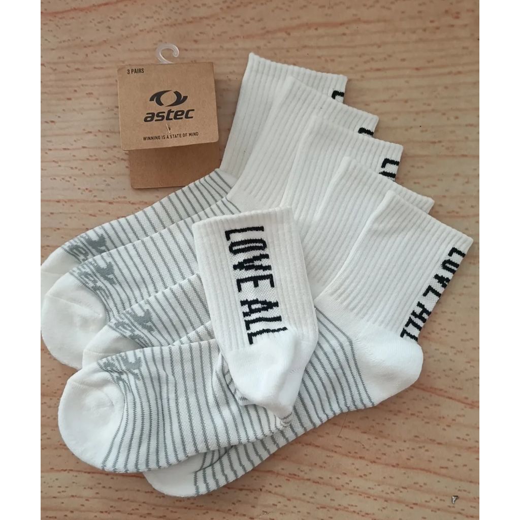 kaos kaki sekolah dan olahraga Astec original size 39-46