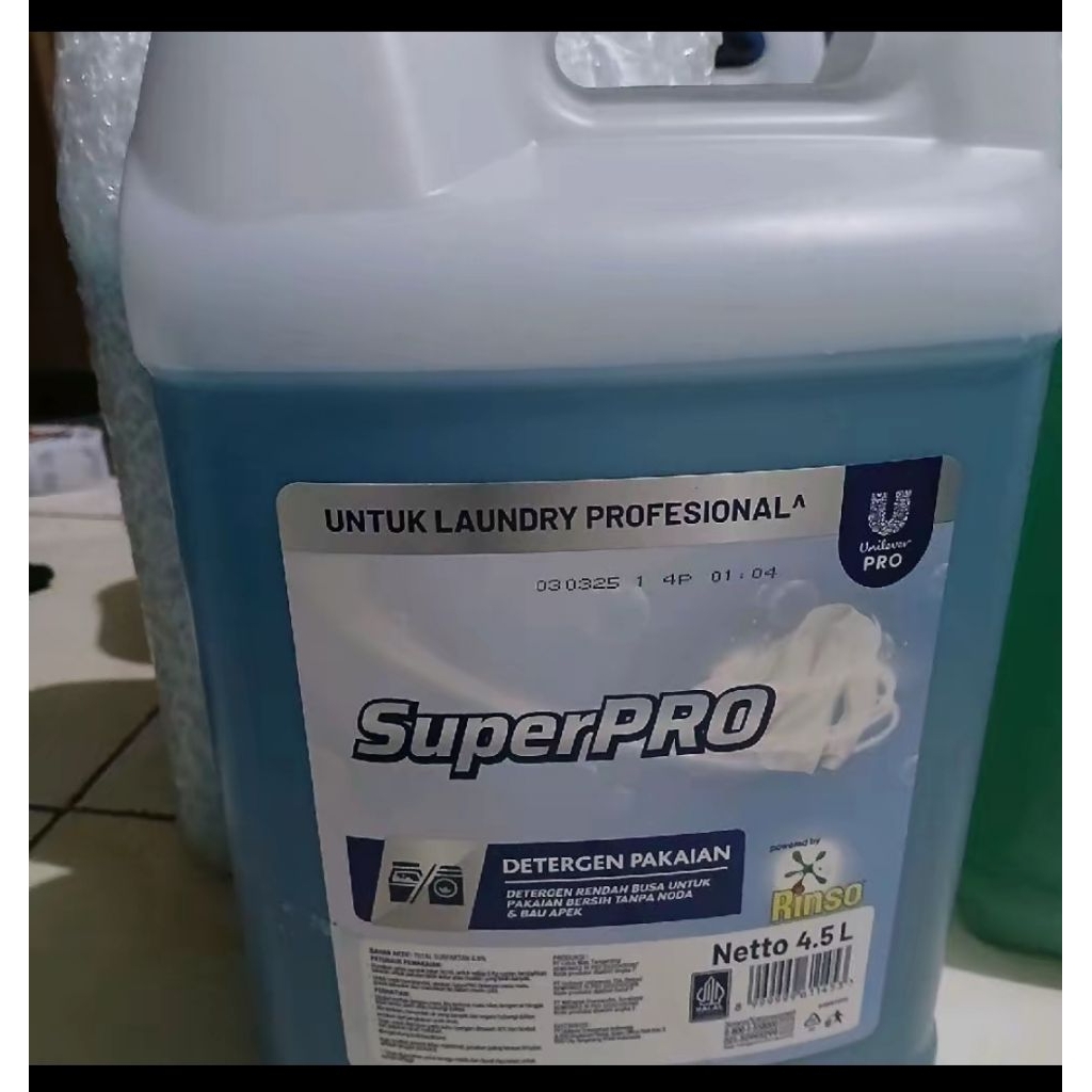 Rinso Superpro Deterjen Matic Cair Jerigen 4500ML